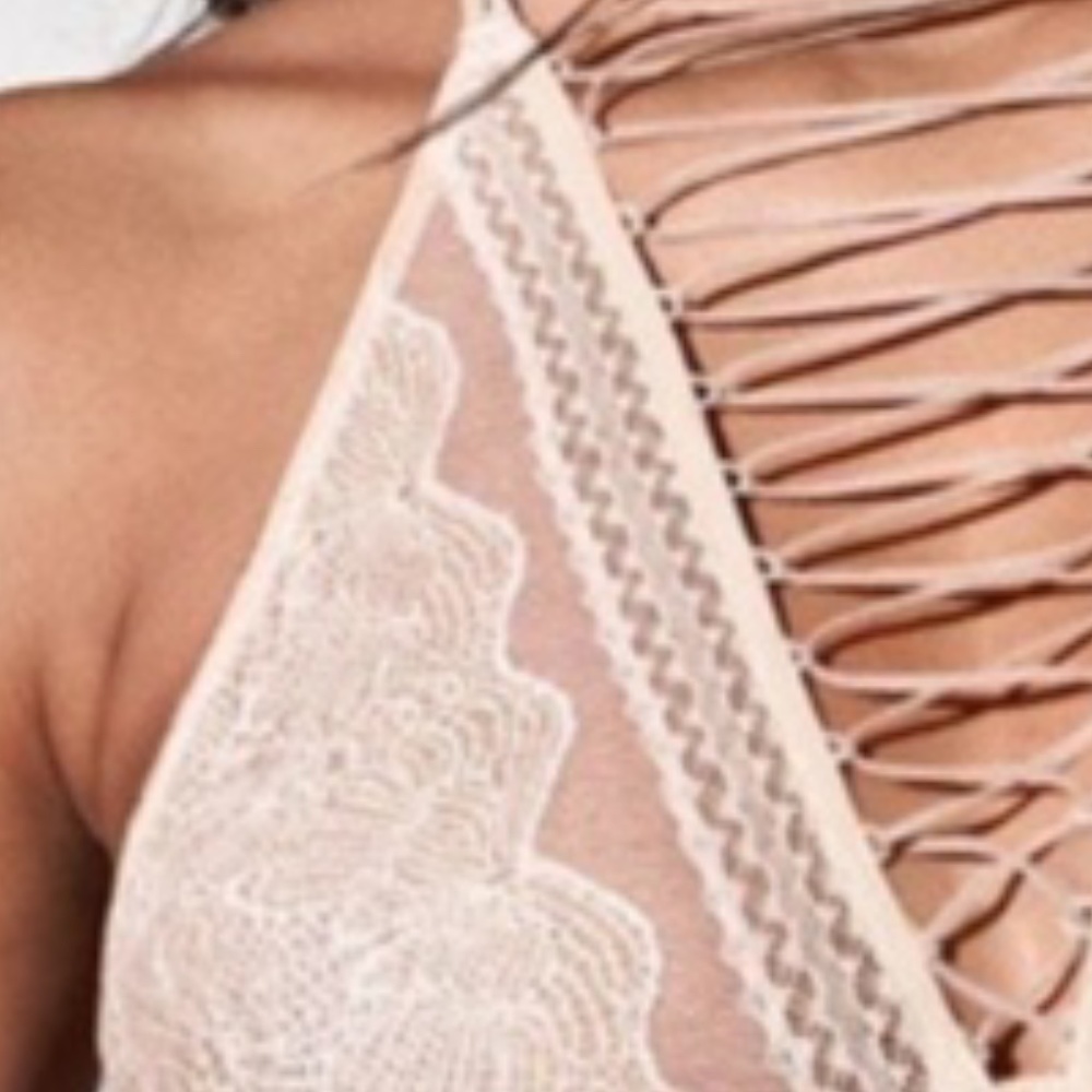VS S High Neck Bralette Lace Up - Picture 10 of 16